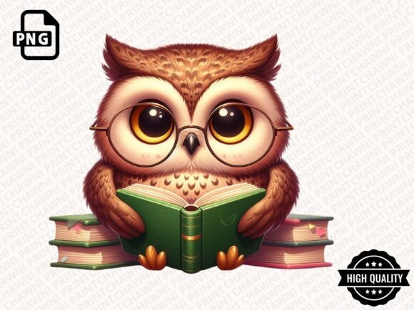 Download Cute Animal Reading Book Clipart PNG - Clipart png Collection