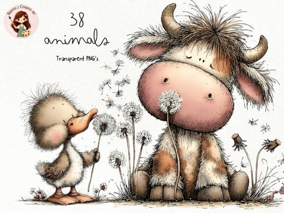 Download Cute Spring Animals Clipart PNG Bundle - Clipart png Collection