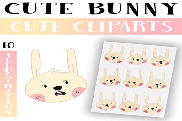 Download Cute Bunny Clipart Png / Commercial Use - Clipart png Collection
