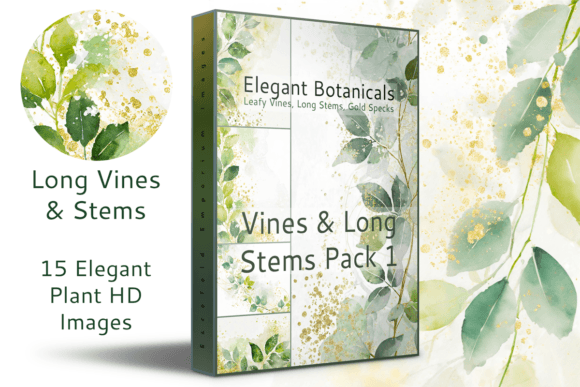 Download Elegant Botanicals Vines &amp; Leafy Stems - Botanicals Collection