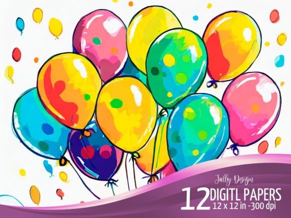 Download Birthday Balloons. Cartoon Design - Birthday balloons Collection