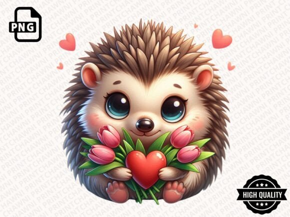 Download Cute Animal with Flowers Clipart PNG - Clipart png Collection