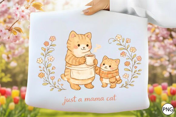 Download Cute Mama Cat Clipart PNG - Clipart png Collection