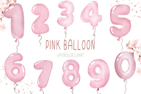 Download Watercolor Pink Balloon Clipart PNG - Clipart png Collection