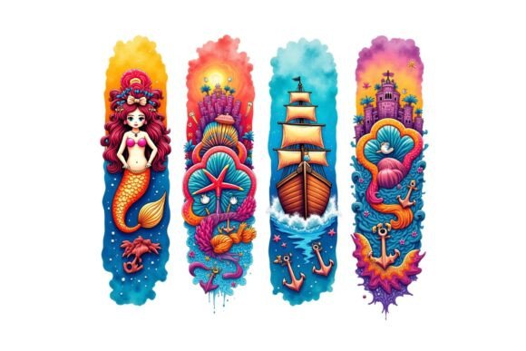 Download Retro Cartoon Mermaid Clipart PNG - Clipart png Collection
