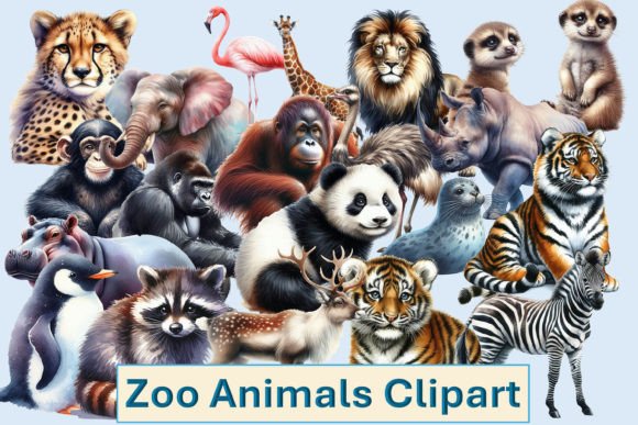 Download Zoo Animals Clipart PNGs - Clipart png Collection