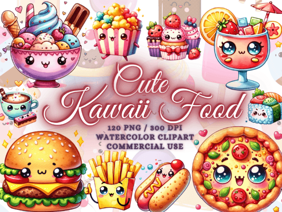Download Kawaii Food Clipart - Kawaii Clipart Png - Clipart png Collection