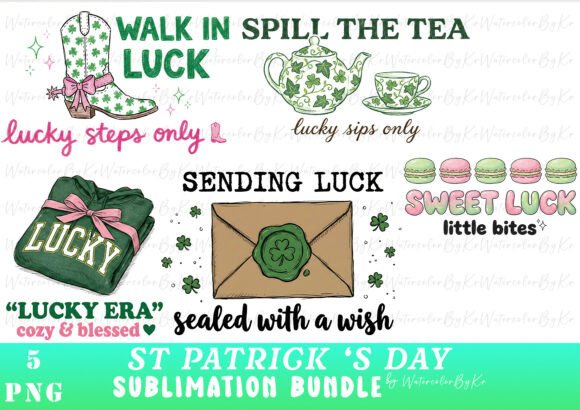 Download Lucky Patrick's Day Bundle Clipart PNG - Clipart png Collection