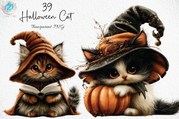 Download Halloween Cat Clipart PNG - Clipart png Collection