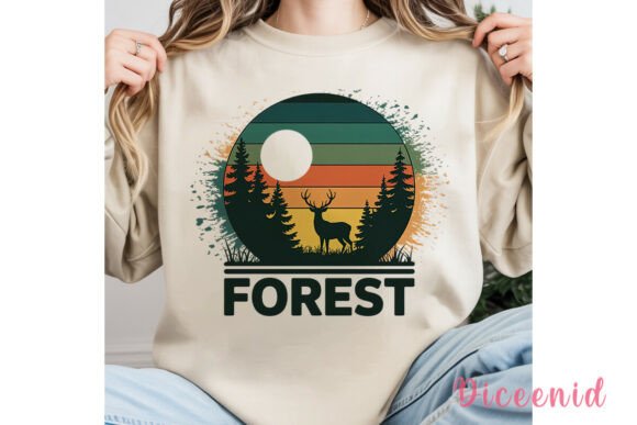 Download Forest Deer Sunset Clipart PNG - Clipart png Collection