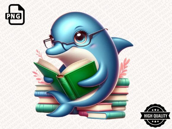 Download Cute Animal Reading Book Clipart PNG - Clipart png Collection